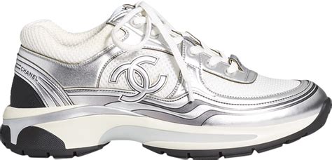 white chanel sneaker|chanel white transparent sneakers.